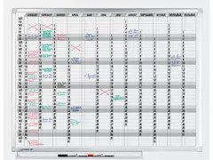 Jaarplanner Lega whiteboard 90x120cm
