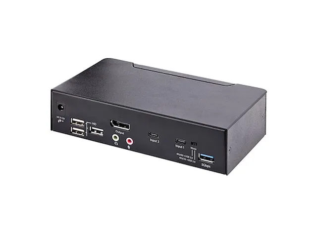 4K USB C KVM Switch 2 Port DisplayPort