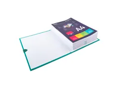 Map met uitrekbare rug balacron Klittenband sluiting 24x32 Groen