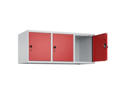 opzetkast,v. locker,3vak.,vak B 400mm,HxBxD 500x1200x500mm