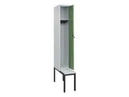 locker met bank,HxBxD 2120x300x815mm,1vak,vak B 300mm,draaigrendel
