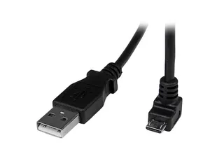 2m micro USB-kabel A-naar-micro-B met neerwaartse hoek - 1