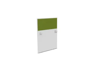 baliepaneel,v. bureau,aanbouw links,B 800mm,Bl-wit,BN7048-groen - 1