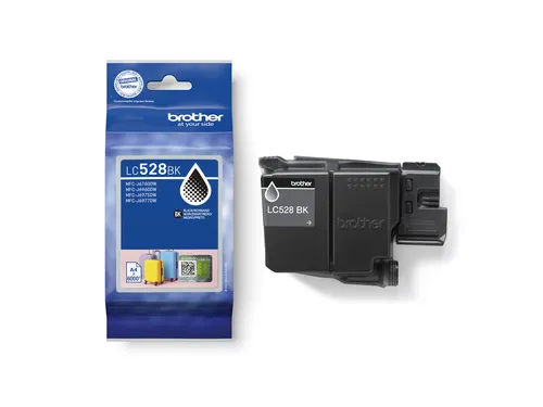 Inktcartridge Brother LC-528BK zwart 6.000 pagina's