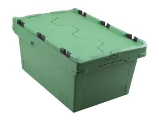 Euronorm-herbruikbare bakken,HxLxB 199x600x400mm,PP,groen - 2