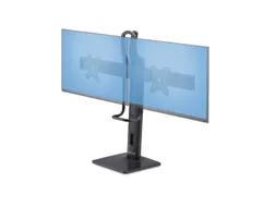 Crossbar Dual Monitor Standaard voor Bureau Twee 27 inch Schermen