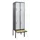 Dubbeldekse dekenkist,HxBxD 2120x600x815mm,2x2vak.,vak B 300mm