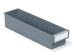 stellingbak,HxBxD 100x132x500mm,PP,grijs