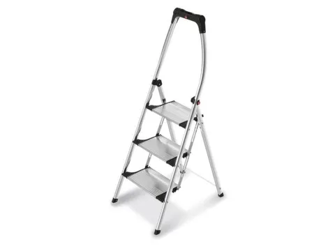 vouwtrapje bordes H 740mm 3treden aluminium