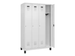 locker,HxBxD 1950x1200x500mm,4vak,vak B 300mm,cil.-slot,voeten - 2