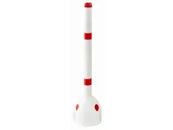 Parkeerpaddestoel Ø 225Mm H 900Mm Met Paal Wit