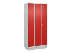 locker voor scheiding van kleding,HxBxD 1950x900x500mm,3vak