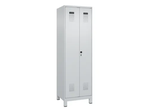 PBM-locker,HxBxD 1950x600x500mm,2vak,vak B 300mm,draaigrendel
