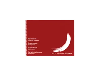 Schetsboek Papyrus 240x320mm 120gr 32 vel - 1