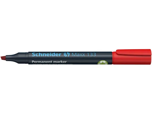 Marker Schneider Maxx 133 permanent beitelpunt rood