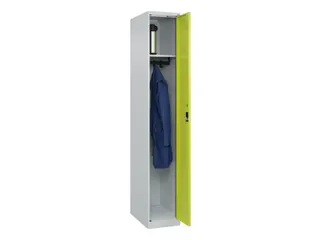 locker,HxBxD 1850x300x500mm,1vak,vak B 300mm,cil.-slot,staand op vloer - 1