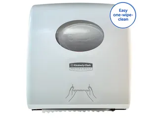 Handdoekroldispenser Kimberly Clark Aquarius Slimroll wit 7955 - 5