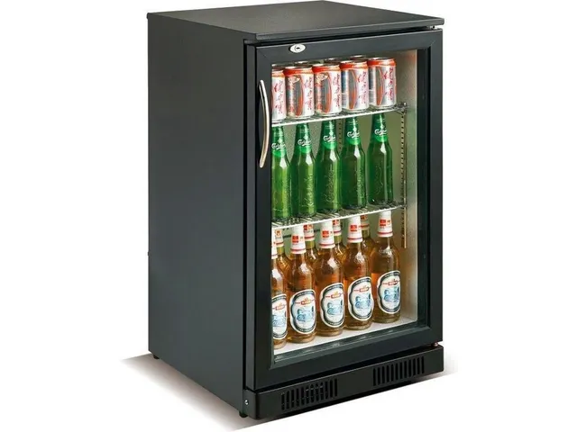 Horeca Barkoeler met 1 deur 500(b) x 500(d) x 900(h)mm Zwart