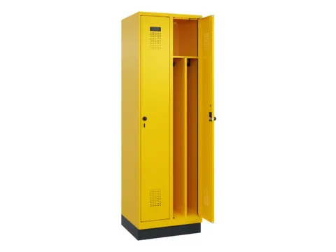 locker voor scheiding van kleding,HxBxD 1950x600x500mm,2vak