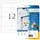 HERMA 4574 Weervaste Folie-etiketten A4 97x42,3mm removable 240 stuks