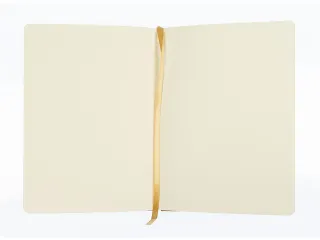 Schetsboek Kangaro A5 okergeel PU HC 80 blad 140gr roomwit met elastie - 3