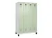 locker voor scheiding van kleding,HxBxD 1950x1200x500mm,4vak