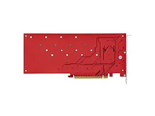 Quad M.2 PCI Express SSD Adapter Kaart voor NVMe/Ahci Ssd - 6