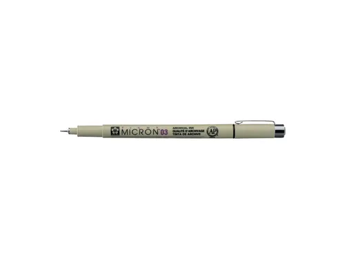 Fineliner Sakura pigma micron zwart 0.35mm
