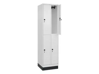 dubbeldekse locker,HxBxD 1950x500x500mm,2x2vak.,vak B 250mm - 2