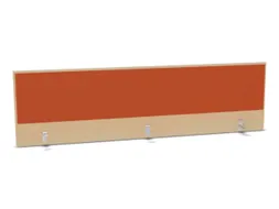 opzetpaneel bureau aanbouw achter B 2000mm NE-esdoorn BN3012-oranje