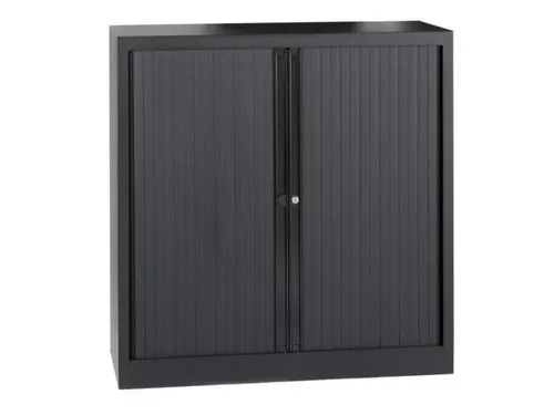 jaloeziedeurkast,HxBxD 1030x1200x430mm,2,5 OH,romp zwart,front zwart
