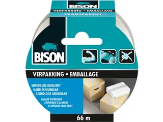 Verpakkkingstape, Ft 50 Mm X 66 M, Transparant - 2