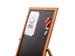Krijtstoepbord Houten A-Bord Flip 68x140cm Lichtbruin