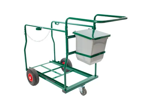 Containerkar voor 2x 120 Liter Container Groen