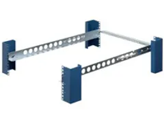 Origin Storage 1U Universal Tool-less 4-Post Fixed Server Rails, 20 kg