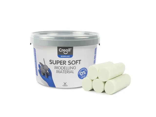 Klei Creall supersoft wit 1750gram