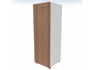 kantoorkast,HxBxD 1310x430x450mm,2xhouten vloer,3ordnerhoogte,romp wit - 3