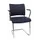 Bezoekersstoel Armleuningen Donkerblauw Stof Zitting 450x480x450mm