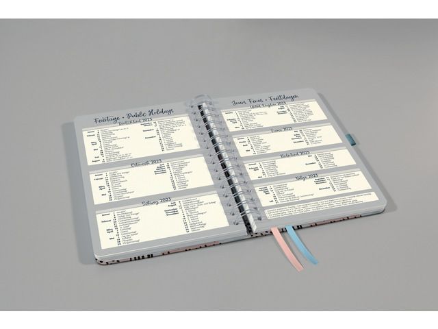 SIGEL JN601 Carnet De Notes à Spirale Premium, 16,8 X 21,5 Cm, Pointillé, Couverture Rigide