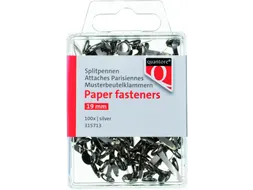 Splitpen Quantore blister 19mm zilver