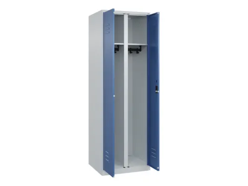 locker voor scheiding van kleding,HxBxD 1850x600x500mm,2vak