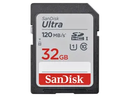 Geheugenkaart Sandisk SDHC Ultra 32GB (Class 10/UHS-I/120MB/s)