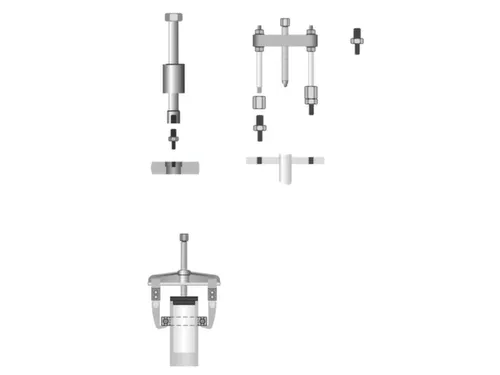 1.80/1 Set spindelaandrukstukken Ø 25-64mm