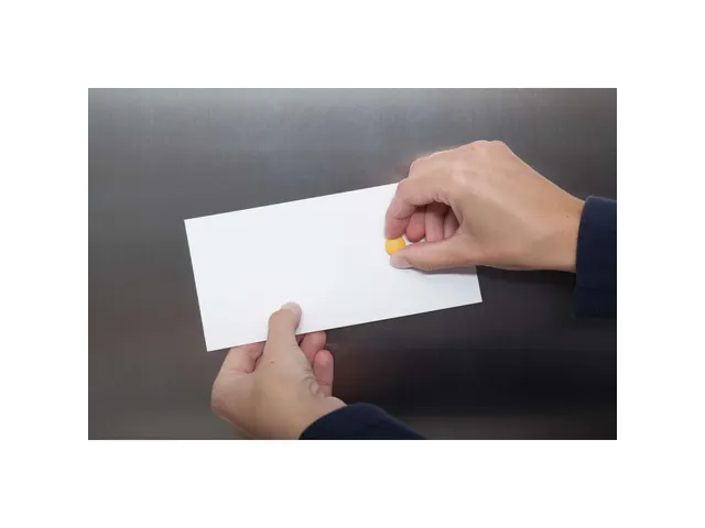 Magneet MAUL Solid 15mm 150gr geel 10 stuks