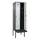 locker met bank,voor scheiding van kleding,HxBxD 2120x600x815mm,2vak