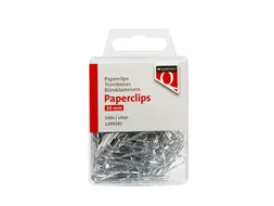 Paperclip Quantore 30mm rond 100 stuks zilver