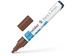Acrylmarker Schneider Paint-It 320 4mm bruin - 2