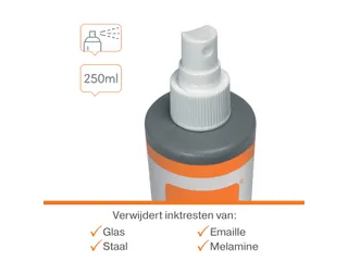 Whiteboardreinigingsspray Nobo waterbasis 250ml - 2