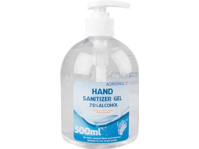 Gel désinfectant, bouteille de 500 ml