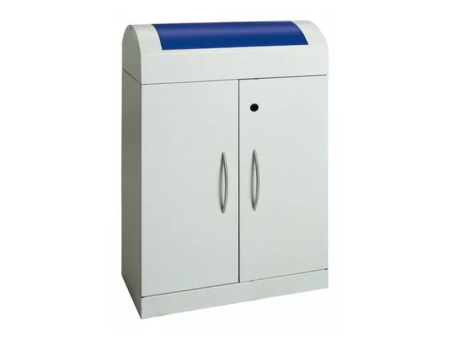 station de tri sélectif,non inflammable,1x90l,HxlxP 975x620x320mm